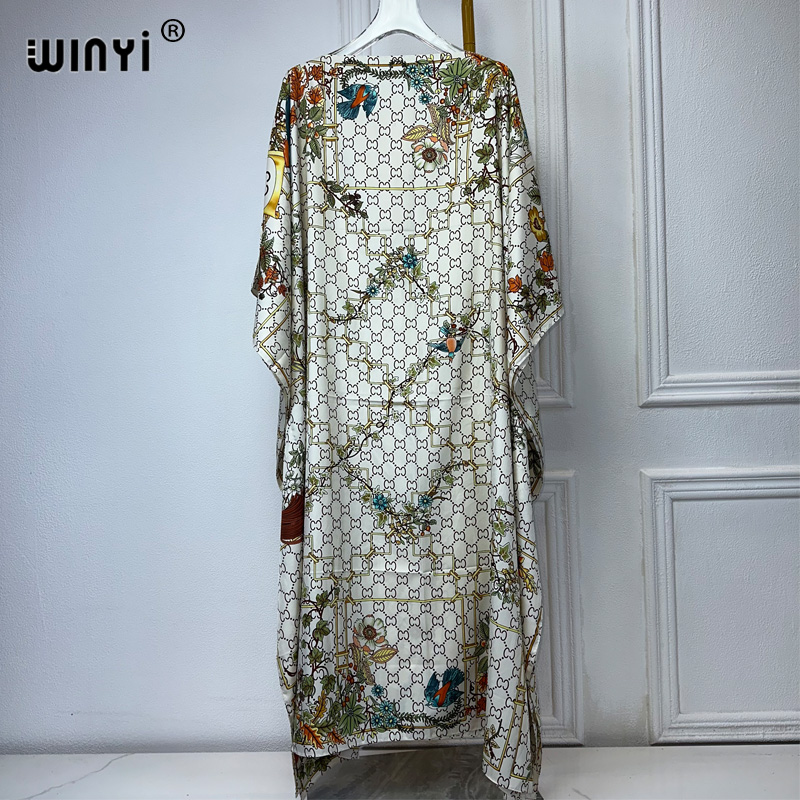 Boho Summer Beach Maxi Dress - WINYI 2024 türkiye elbise kadınlar için