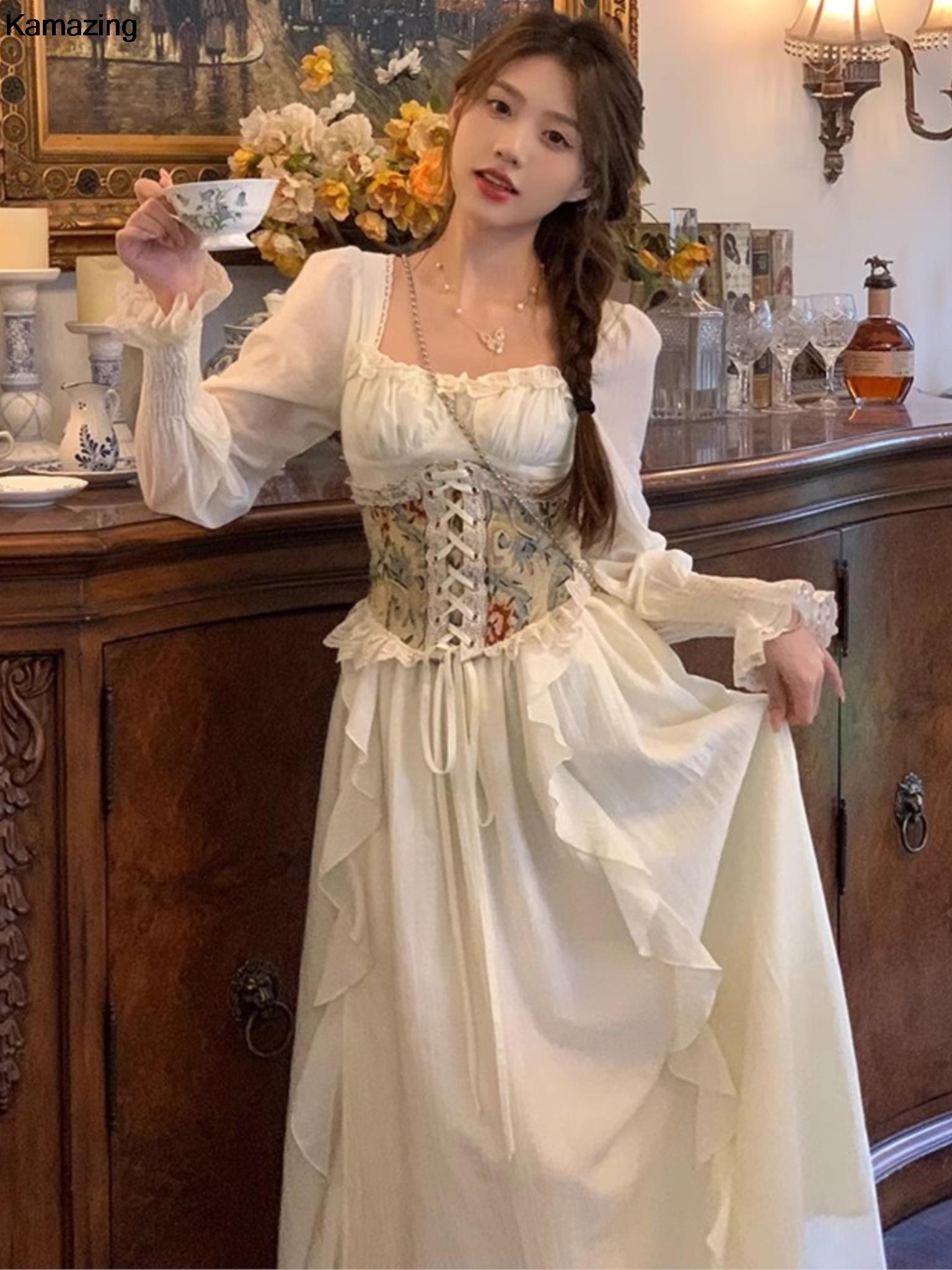 Vintage fransız korse Midi elb - French Vintage Floral Midi Dress incelemesi ve fiyatı