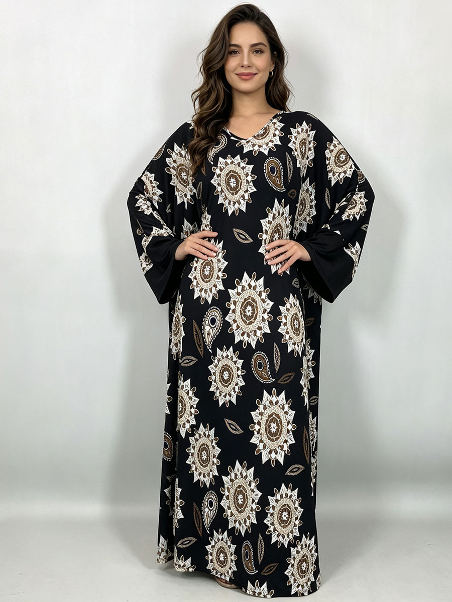 Kadınlar için Büyük Beden, Uzu - Boho Summer Beach Maxi Dress incelemesi ve fiyatı