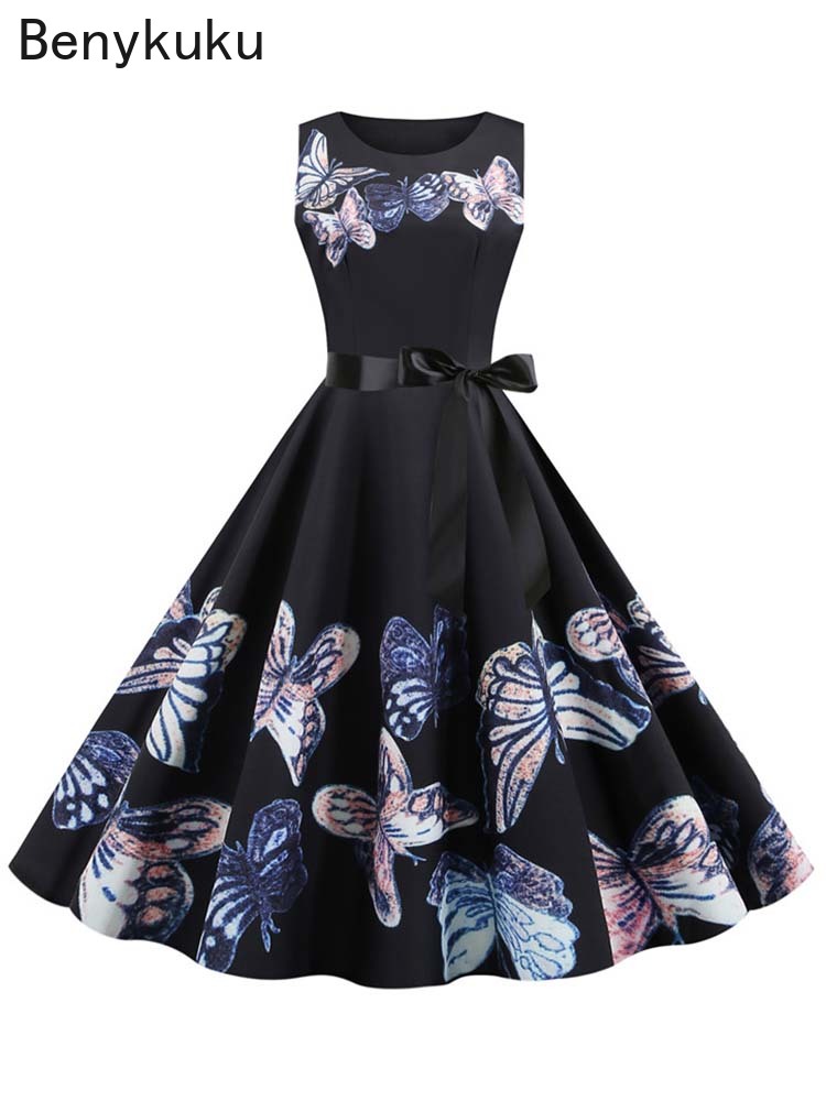 1950'ler Vintage Yaz Elbise Ka - French Vintage Floral Midi Dress incelemesi ve fiyatı