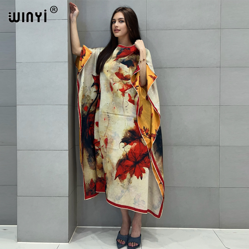 WINYI plaj elbise yüksek kalit - Boho Summer Beach Maxi Dress incelemesi ve fiyatı