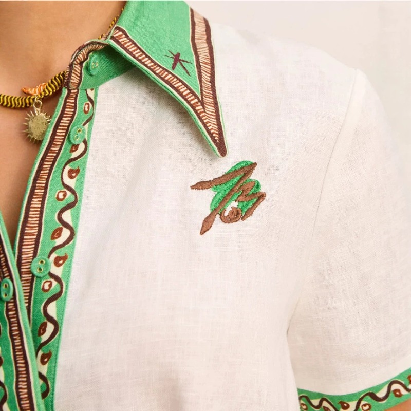 2026 Sonbahar Yeni Orijinal Ka - Casual Loose Linen Shirt Dress incelemesi ve fiyatı