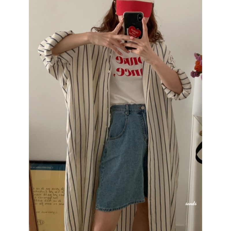 Kore Minimalist Gevşek Yaka Çi - Korean Style A Line Shirt Dress incelemesi ve fiyatı